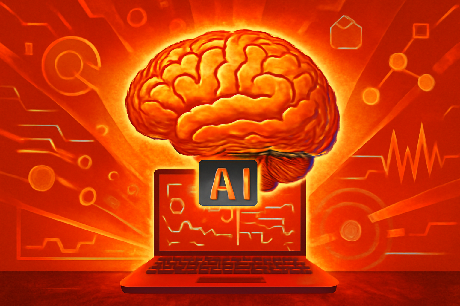 A digital laboratory display showing complex biological data and neural networks used for aging research.