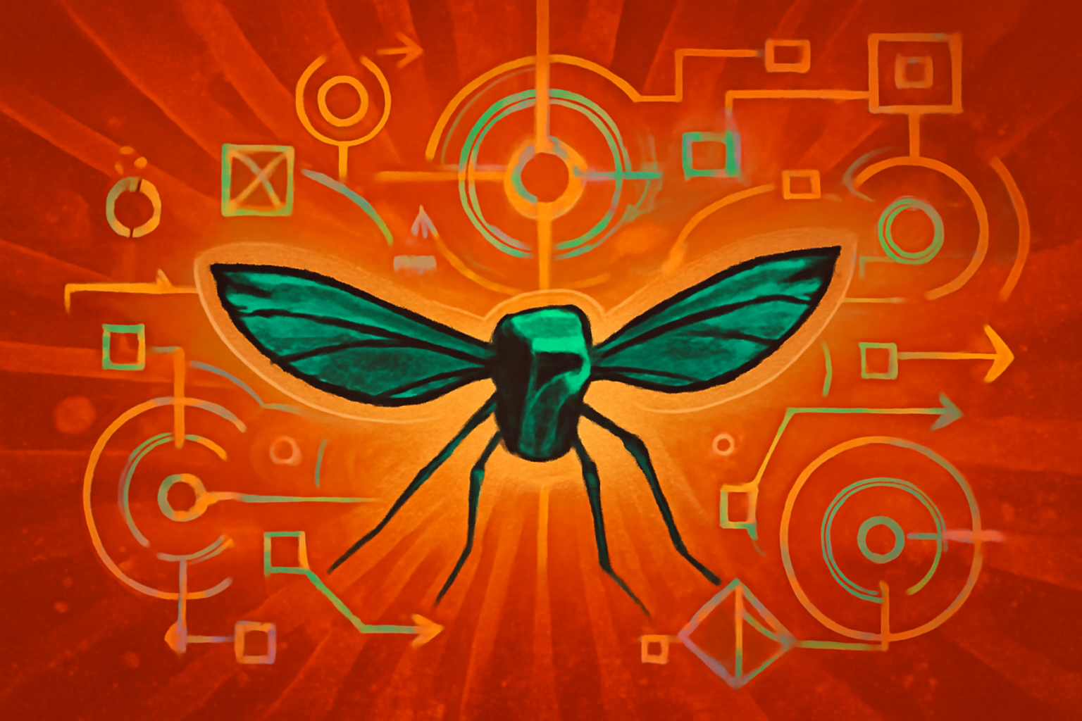 A tiny, translucent-winged robot mid-flip in a cluttered space, showcasing high-speed aerial agility.