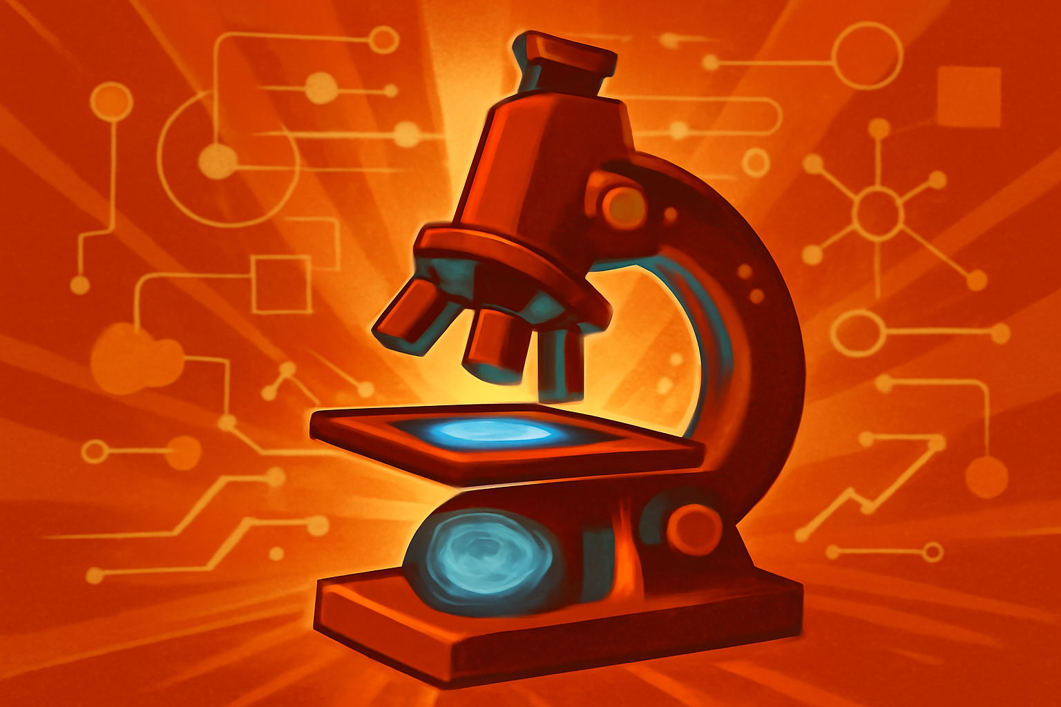 An advanced MOSAIC microscope in a university laboratory displaying high-resolution 3D cellular data on a digital screen.