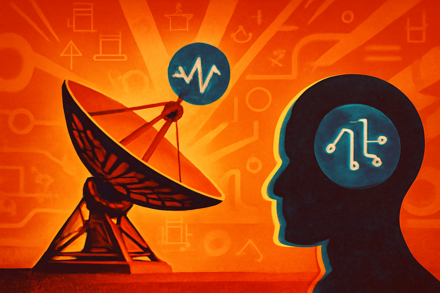 Scientists in a modern laboratory analyzing radio signals on large digital displays to verify extraterrestrial data.