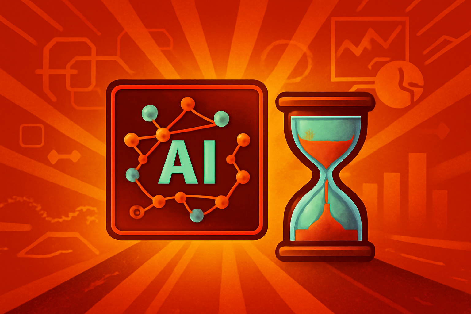 A digital illustration of an artificial intelligence interface analyzing astronomical data and physics equations.