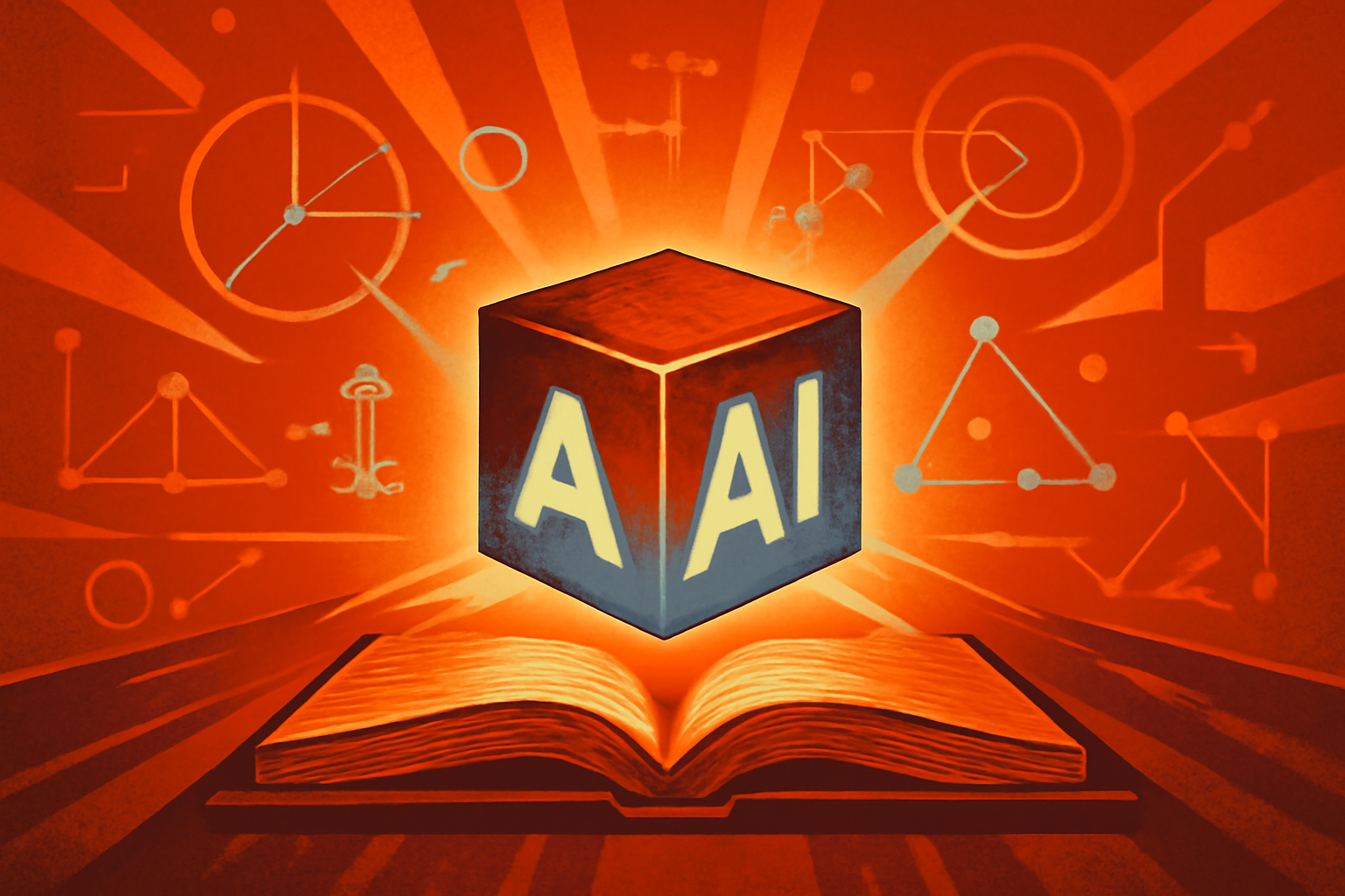 A digital rendering of complex geometric patterns and mathematical equations appearing on a screen, symbolizing a breakthrough in high-dimensional algebraic geometry.