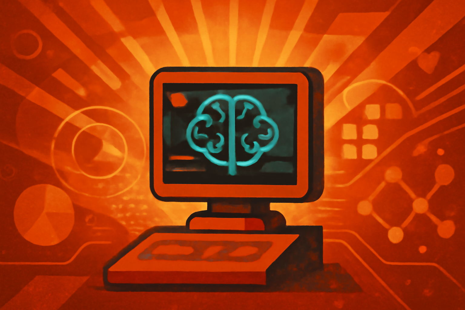 A researcher examines a digital dashboard showing data visualizations of bias in artificial intelligence medical vignettes.