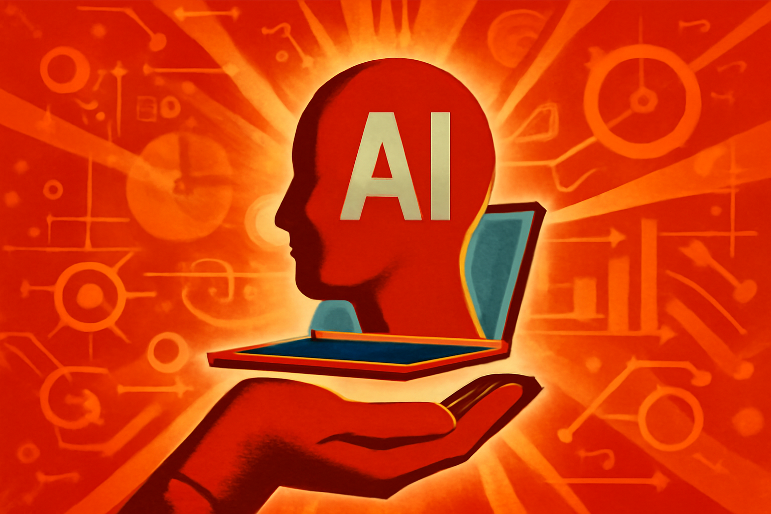 Tech professionals in a Hanoi lab working on AI development on computer monitors.